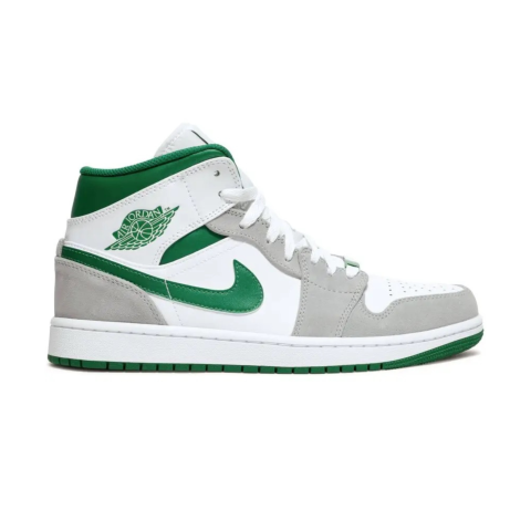 Air Jordan 1 Mid SE Grey Pine Green