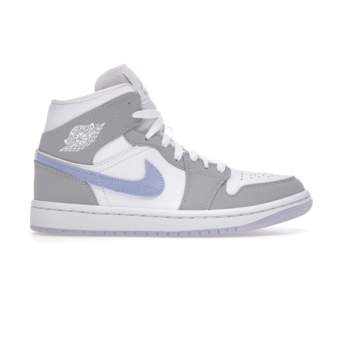 Air Jordan 1 Mid Wolf Grey Aluminum