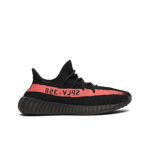 Adidas Yeezy Boost 350 V2 Core Black Red (Red Stripe)