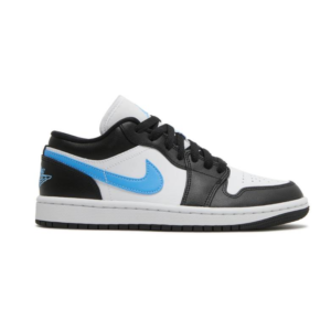 Air Jordan 1 Low Black University Blue White (W)