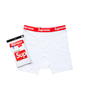 Supreme Hanes Bokserki Białe (1szt.)