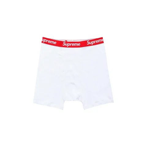 Supreme x Hanes Bokserki Białe (1szt.)