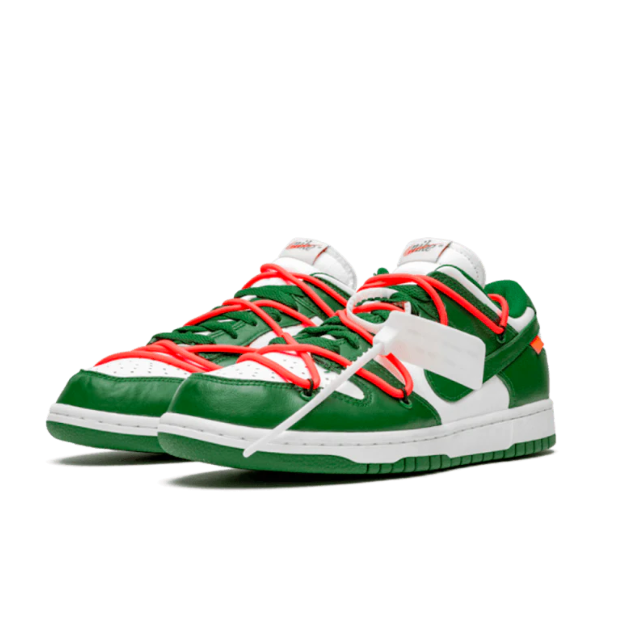 Nike Dunk Low Off-White Pine Green - KICKS ZONE