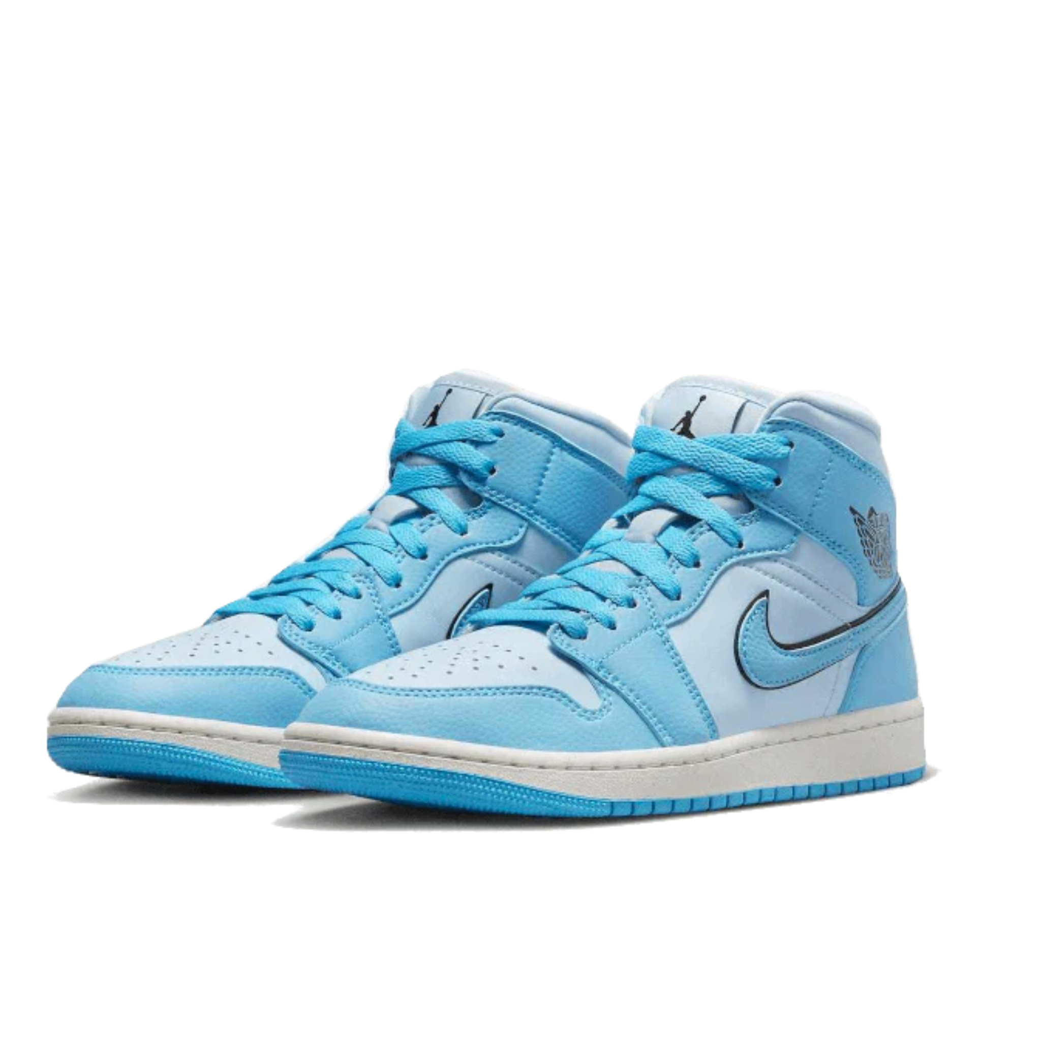 Air Jordan 1 Mid SE Ice Blue (W) - KICKS ZONE