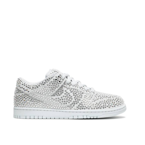 Nike Dunk Low Cactus Plant Flea Market Pure Platinum Swarovski