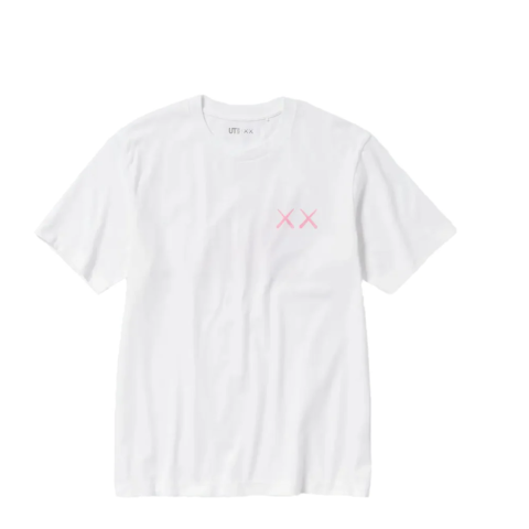 Kaws Koszulka Graphite White Pink