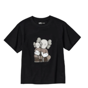 Kaws T-Shirt  Black Graphic