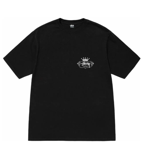 Koszulka Stussy Built To Last Pigment Dyed Black