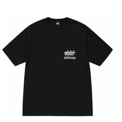 Koszulka Stussy Surfwalk Pigment Dyed Black