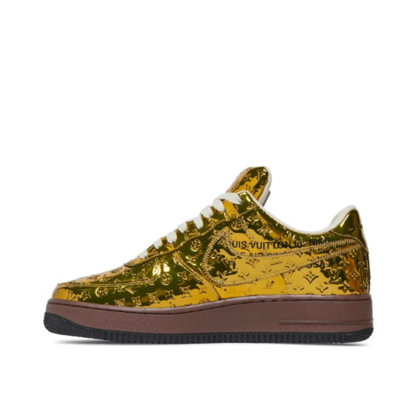 Nike Air Force 1 Low x Louis Vuitton Metallic Gold