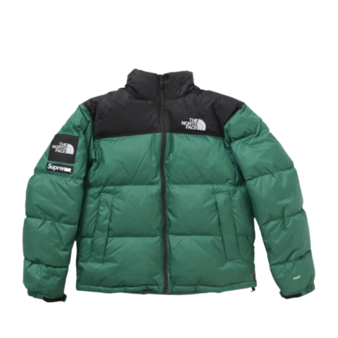 Supreme The North Face Nuptse Jacket Green