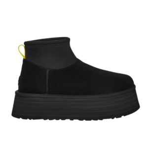 UGG Classic Mini Dipper Boot Black Yellow (Women's)