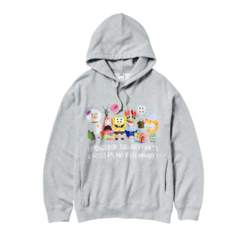 Uniqlo x CPFM Spongebob Squarepants Hoodie Gray