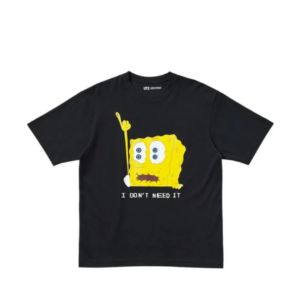 Uniqlo x CPFM Spongebob Squarepants UT Graphic T-Shirt Black
