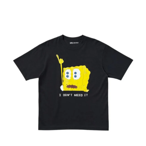 Uniqlo x CPFM Spongebob Squarepants UT Graphic T-Shirt Black