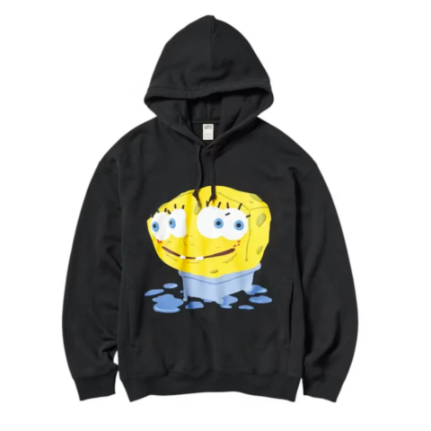 Uniqlo x CPFM Spongebob Squarepants Hoodie Black