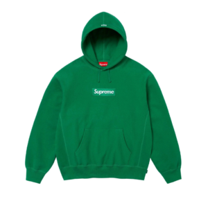 SUPREME BOX LOGO HOODIE GREEN FW24