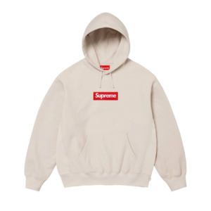 SUPREME BOX LOGO HOODIE NATURAL FW24