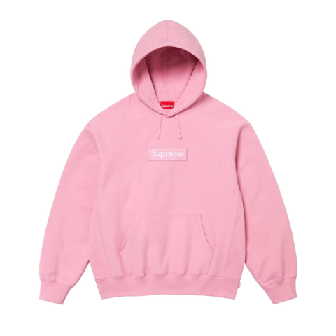 SUPREME BOX LOGO HOODIE PINK FW24