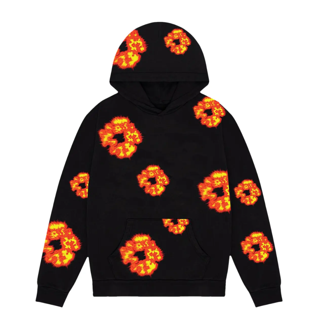 DENIM TEARS☆Men's Jumbo Wreath Hoodie フーディ【UK発】 Denim Tears x Offset Wreath Hoodie Black – KicksZone