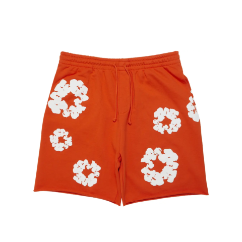Denim Tears The Cotton Wreath Shorts Orange
