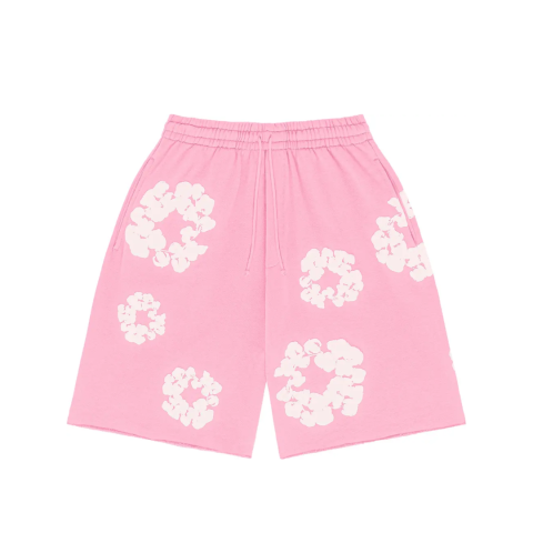 Denim Tears The Cotton Wreath Shorts Pink