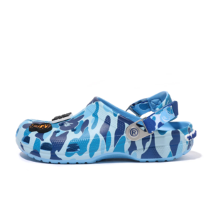 Crocs Classic Clog A Bathing Ape ABC Camo Blue