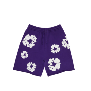 Denim Tears The Cotton Wreath Shorts Purple