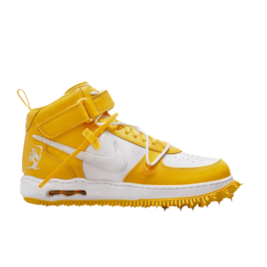 Air Force 1 Mid SP Off-White x Leather Varsity Maize