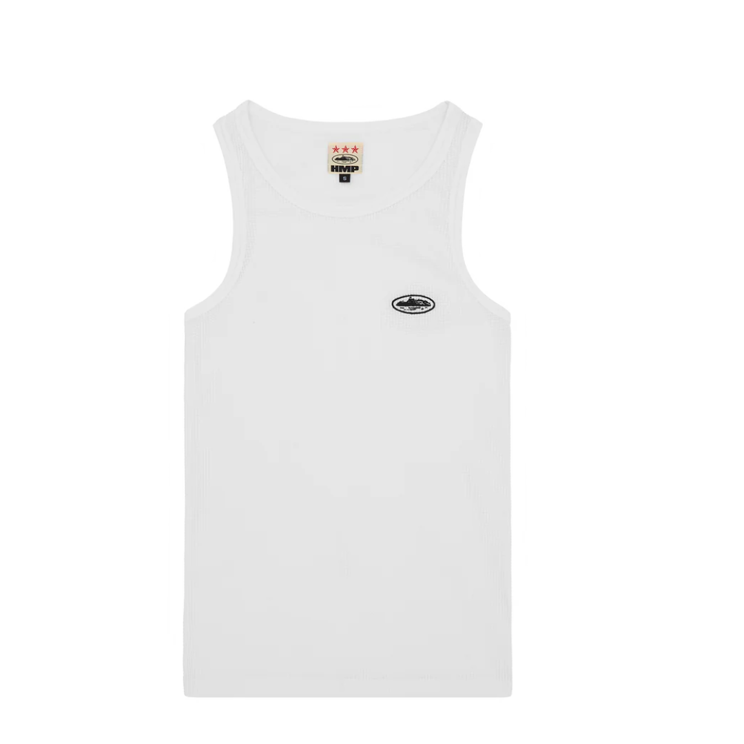 Corteiz HMP Essentials Tank Top – White – KicksZone
