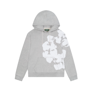 Biggie Cotton Wreath Hoodie Grey