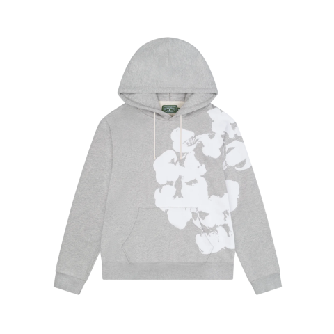 Biggie Cotton Wreath Hoodie Grey