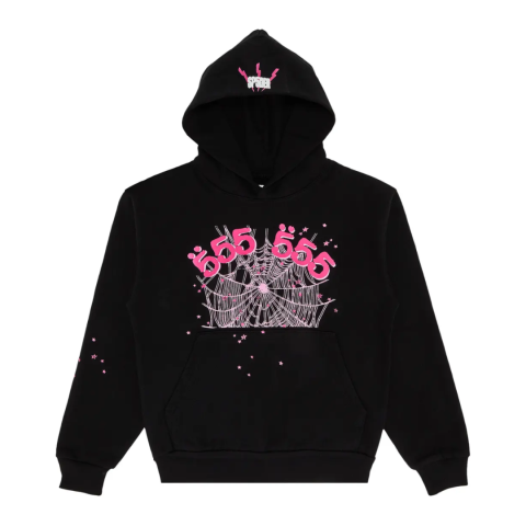 Bluza Sp5der Angel Number Hoodie Black