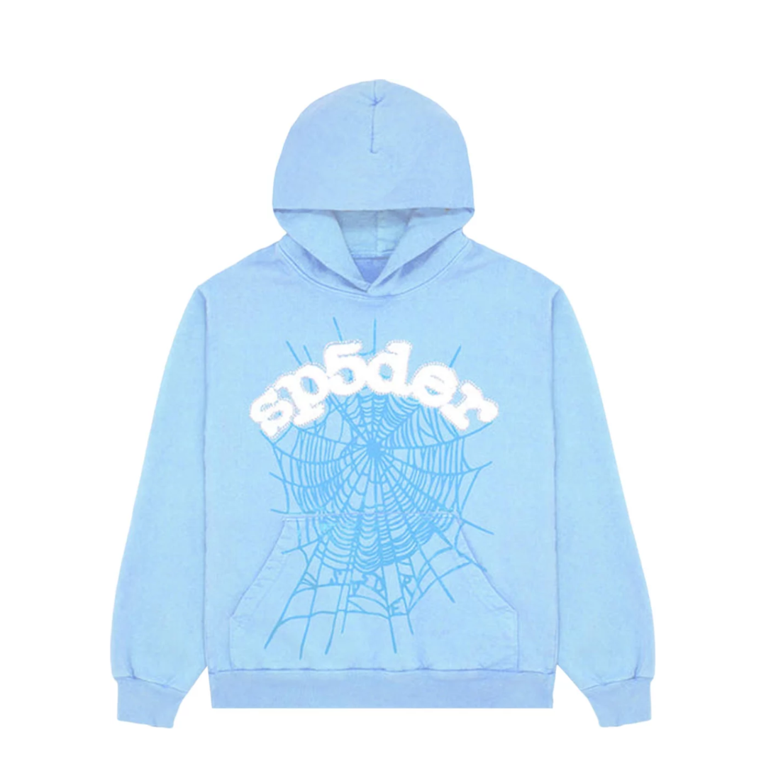 Bluza Sp5der Web Hoodie Sky Blue – KicksZone