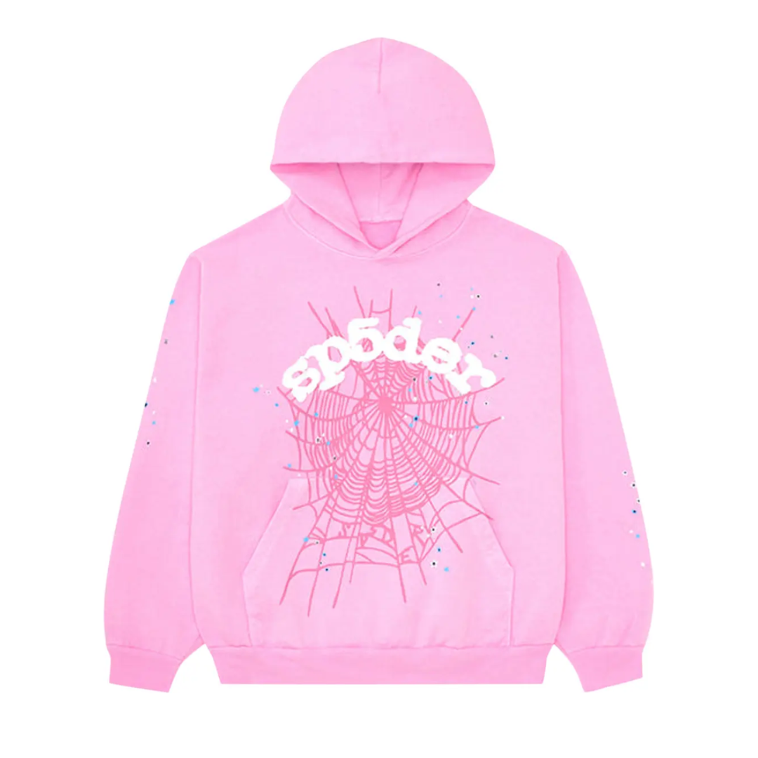 Bluza Sp5der OG Web Hoodie Pink – KicksZone