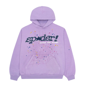 Sp5der Acai Hoodie Purple
