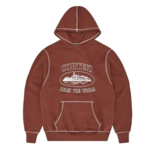 Bluza Corteiz Rules The World Hoodie Brown
