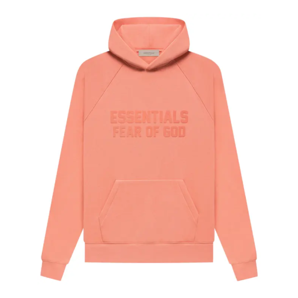 Bluza Fear of God Essentials Hoodie 'Coral'