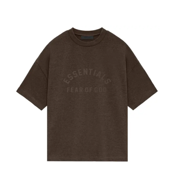Koszulka Fear of God Essentials Heavy Short-Sleeve Tee 'Heather Wood'