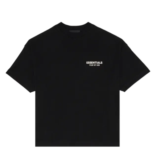 Koszulka Fear of God Essentials Jersey Crewneck Tee 'Black'