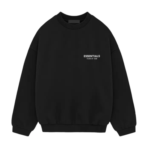 Bluza Fear of God Essentials Fleece Crewneck II 'Black'