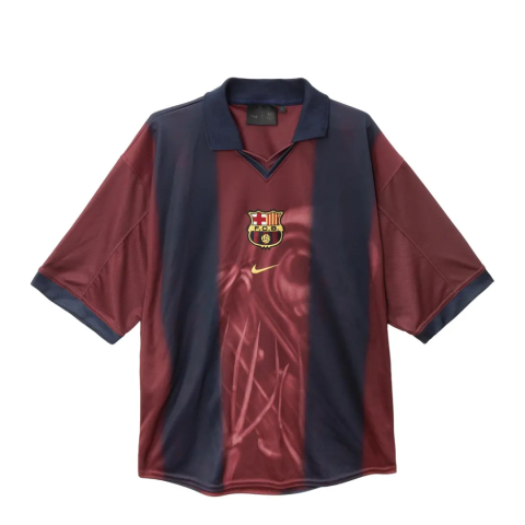 Nike FC Barcelona x Cactus Jack Retro 2000/01 Home Skeleton Jersey Red/Blue