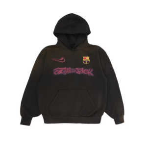 Travis Scott x Nike x FC Barcelona Spray Logo Hoodie