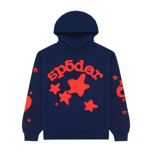 Bluza Sp5der Beluga Hoodie 'Navy'