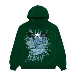 Bluza Sp5der Web Hoodie 'Hunter Green'