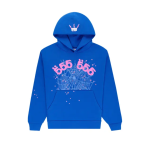 Bluza Sp5der Angel Number Hoodie 'Blue'