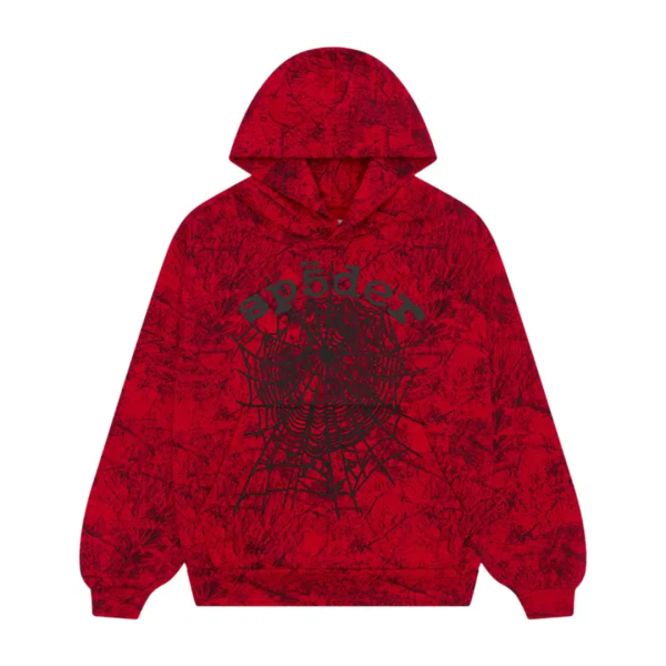 Bluza Sp5der OG Tree Camo Hoodie 'Red'