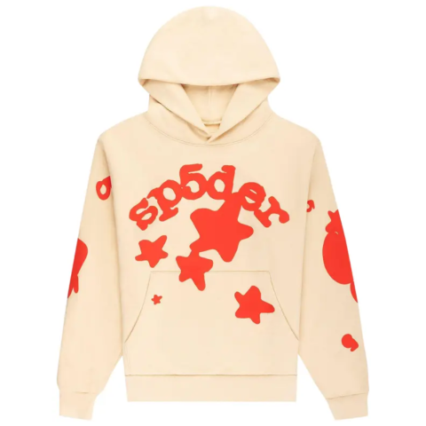 Bluza Sp5der Beluga Hoodie 'Cream'