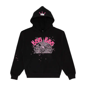 Bluza Sp5der Angel Number Hoodie 'Black'