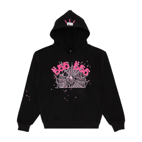 Bluza Sp5der Angel Number Hoodie 'Black'